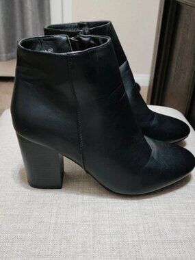 Black ankle boots